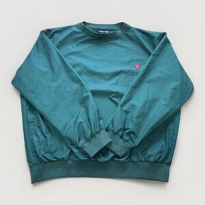 Polo Golf Ralph Lauren Men's XXL Pullover Windbreaker Green Crest Logo Jacket